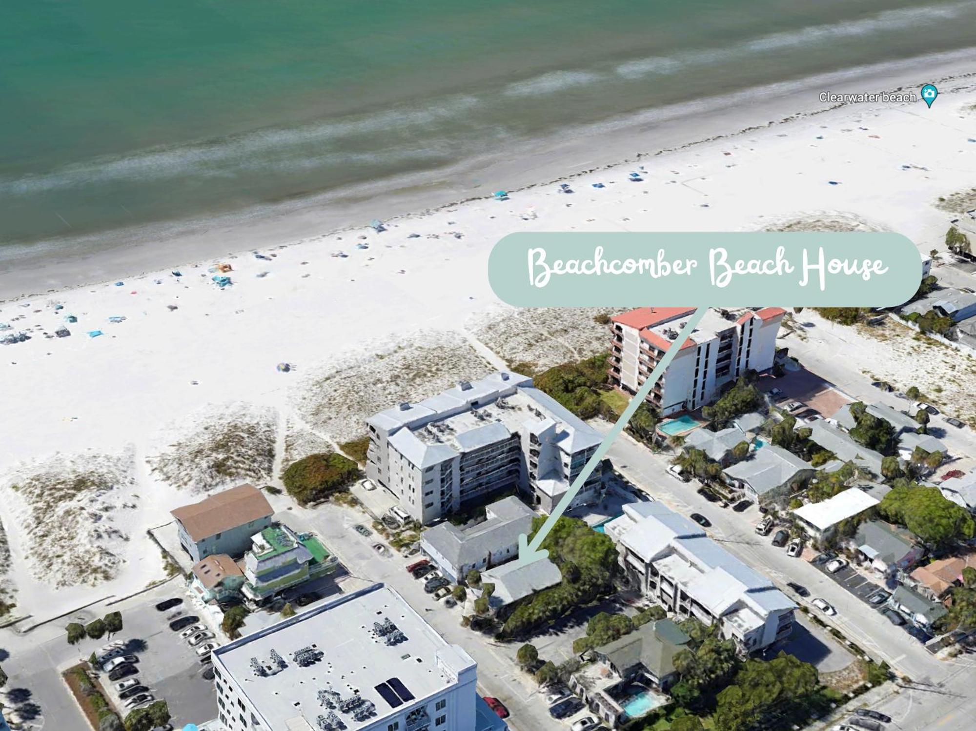 Beachcomber Beach House - Steps To The Sands Clearwater Beach Dış mekan fotoğraf